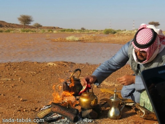 اجواء الربيع والامطار تستهوي العديد من الاهالي