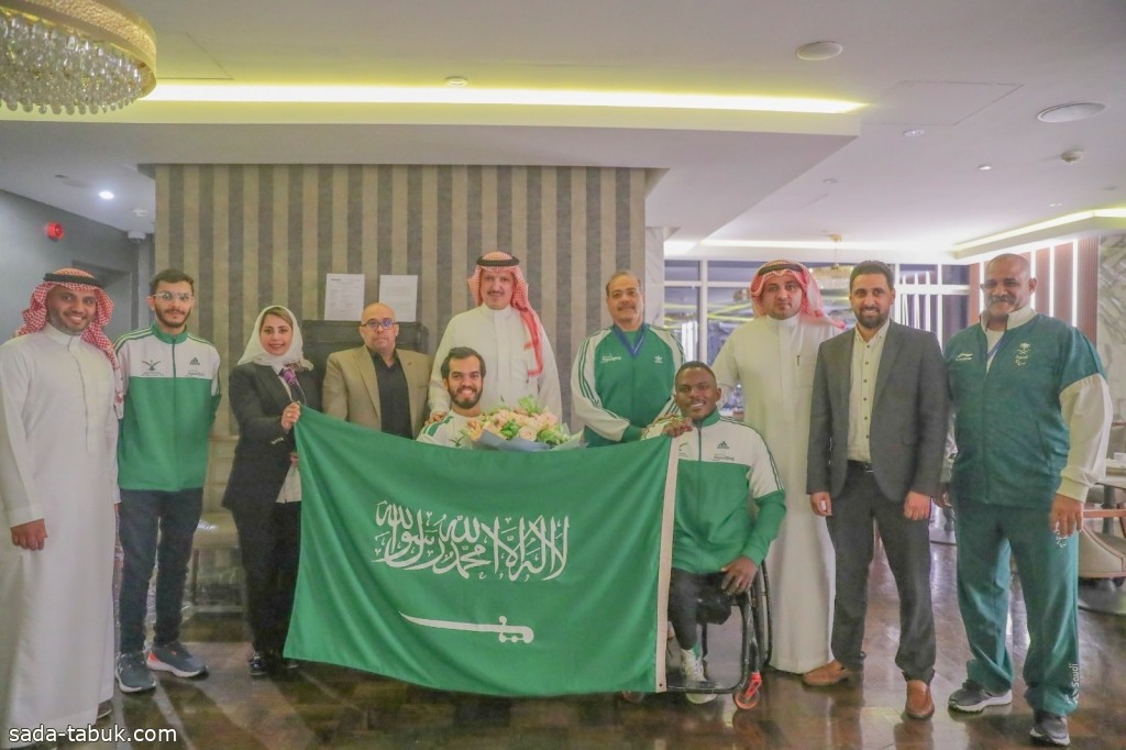 السفير آل الشيخ يستقبل وفد المنتخب للسعودي لرفع الاثقال البارالمبي المشارك في بطولة العالم بجورجيا