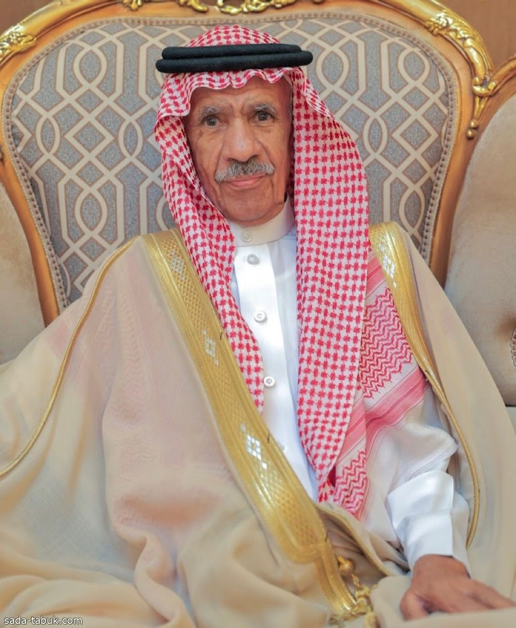 الشيخ ابراهيم سليمان علي البحيري المسعودي سمو أمير تبوك بمناسبة تمديد خدمة سموه اميراً للمنطقة