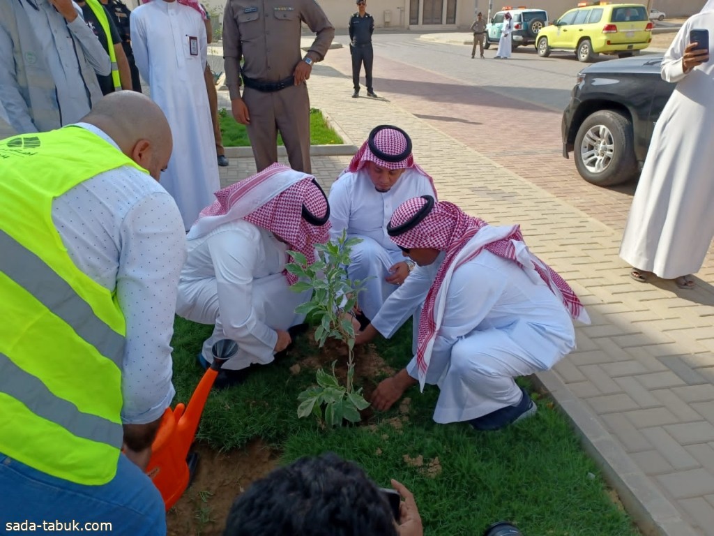 محافظ صبيا يدشن مبادرة لنجعلها خضراء مع بيئة جازان