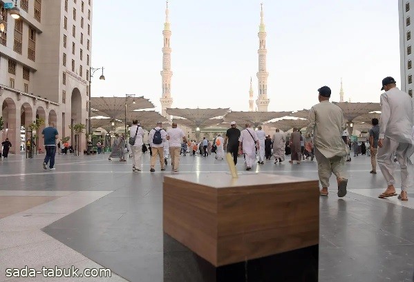 أجهزة ذكية لتعطير الأجواء على امتداد طرق المشاة بجوار المسجد النبوي