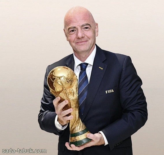 رئيس الفيفا يعلن إقامة كأس العالم 2034 في السعودية