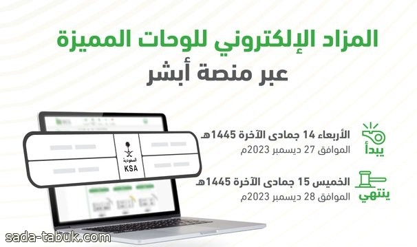 المرور: طرح مزاد اللوحات الإلكتروني غدًا الأربعاء عبر أبشر