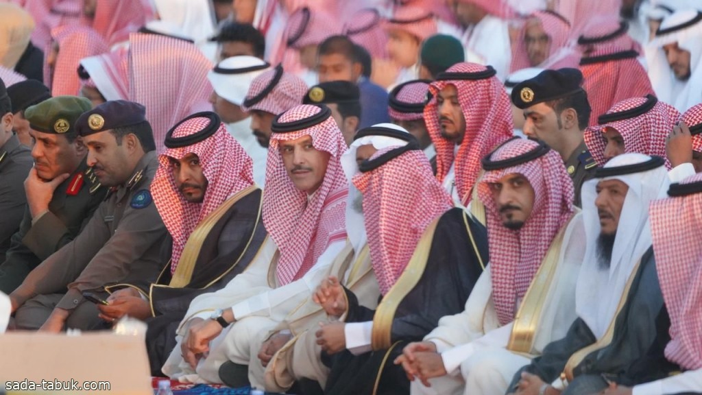 محافظ تيماء يستقبل المهنئين بمناسبة عيد الفطر المبارك