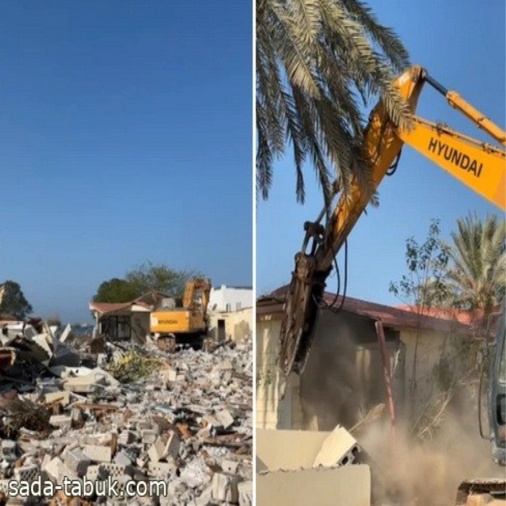 فيديو| لحظة إزالة أمانة جدة التعديات على أراضي الدولة في أبحر الشمالية