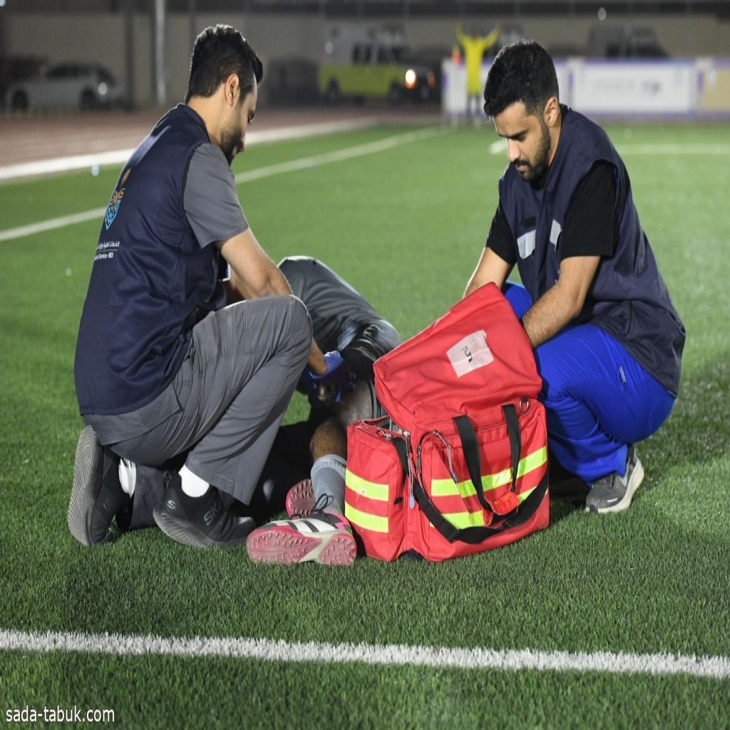 الخدمات الطبية تقدم خدماتها الإسعافية الطارئة في بطولة وزارة الداخلية الـ14لكرة القدم